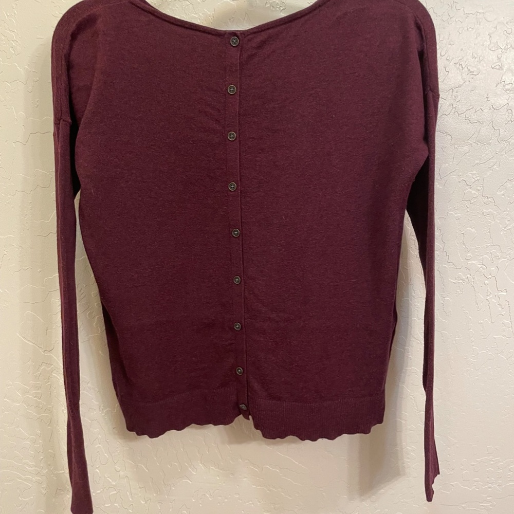 Maroon Loft sweater